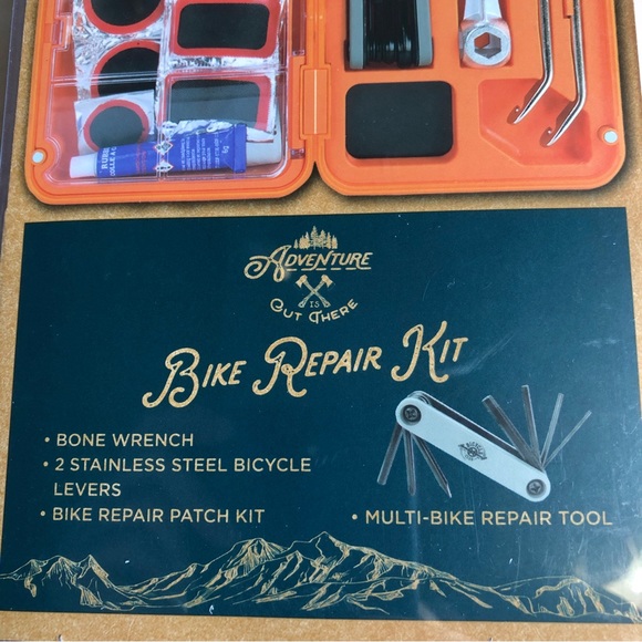 NEW BICYCLE CLUB Bike Repair Kit with Orange Case - Picture 3 of 16